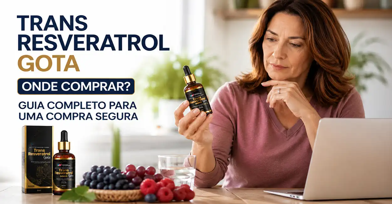 Trans Resveratrol Gota onde comprar? Descubra como identificar o produto original, verificar a procedência e fazer uma compra mais segura.