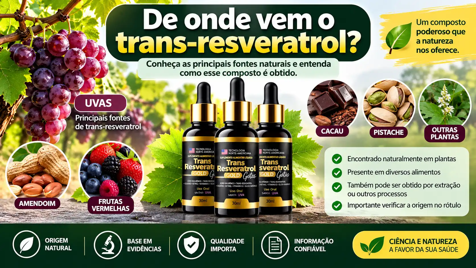 De onde vem o trans-resveratrol